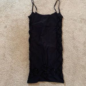 Cut out mini dress